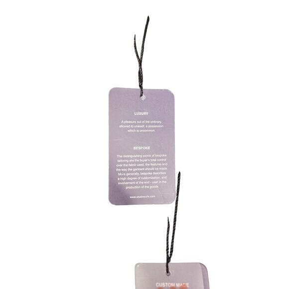 NEW Studiosuits 3 Piece Suit 38 30 Green Herringbone Vest Blazer Career Wool - Picture 7 of 10